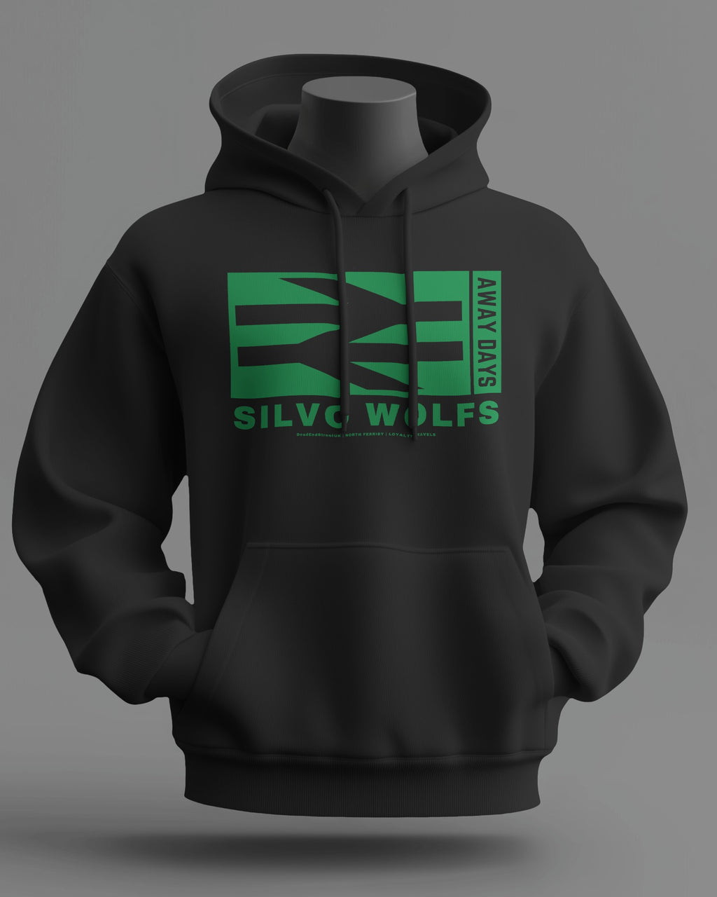 SILVO WOLFS Midweight Hoodie | North Ferriby | Loyalty Travels