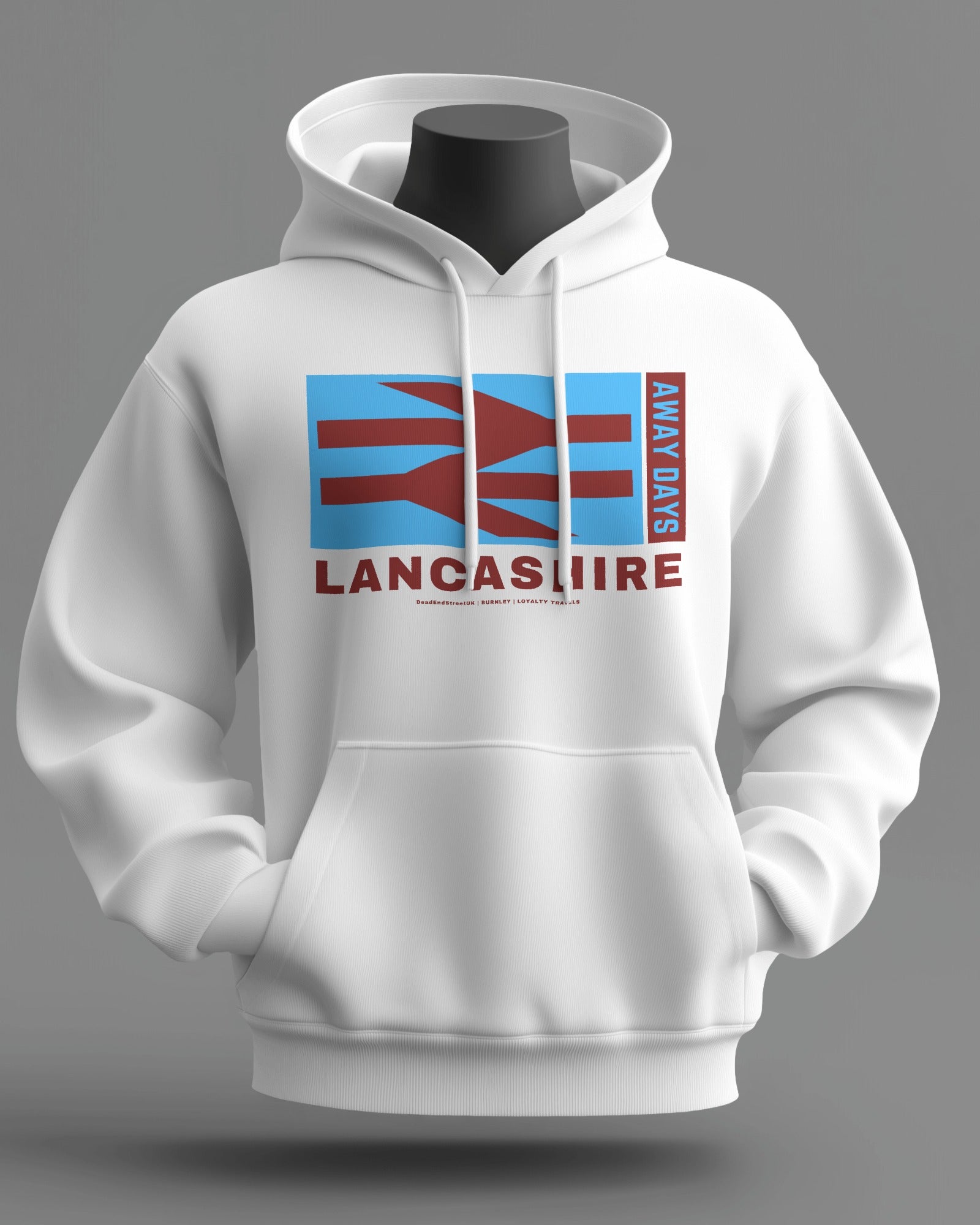 LANCASHIRE Midweight Hoodie | Burnley | Loyalty Travels