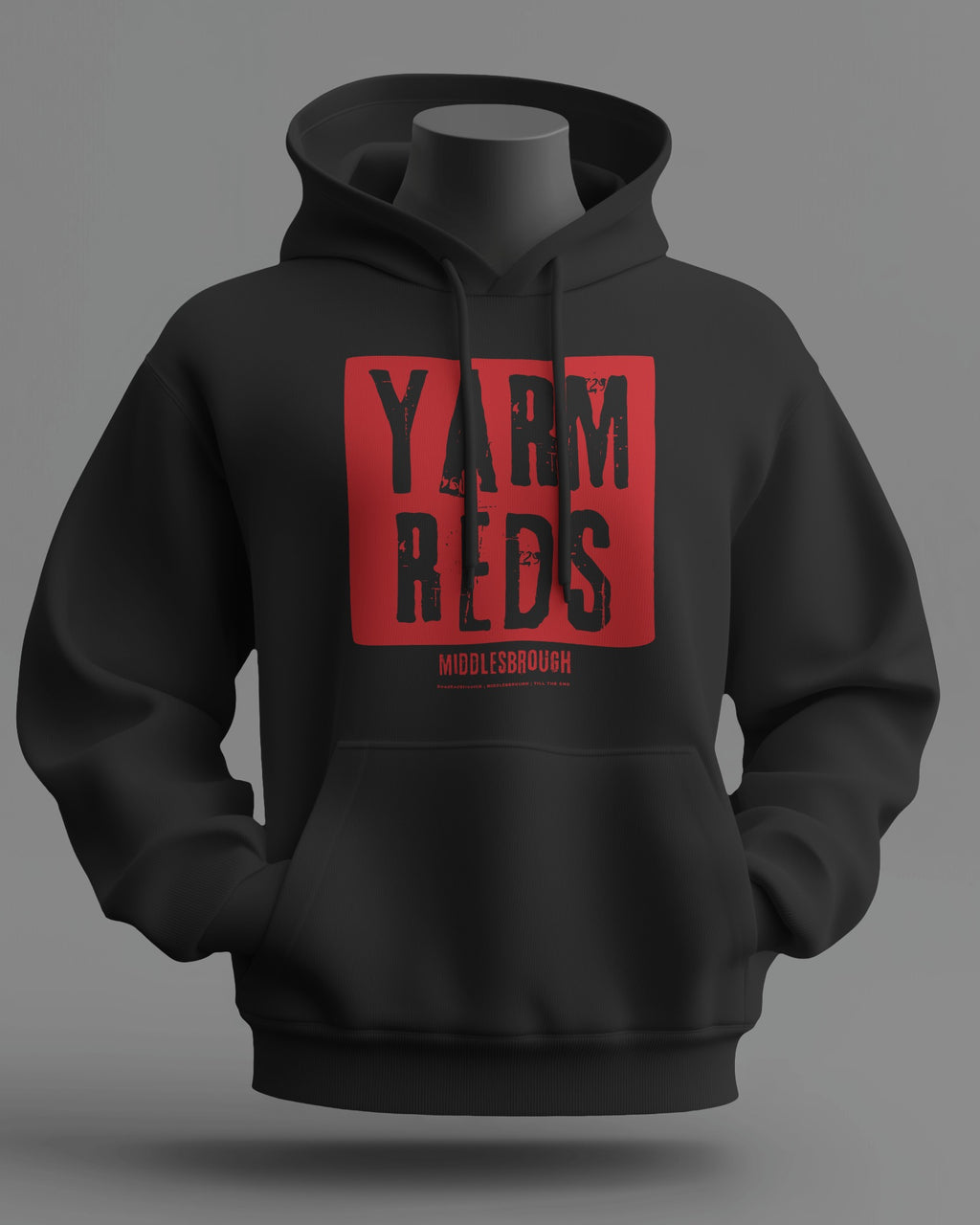YARM REDS Midweight Hoodie | Middlesbrough | Till the End