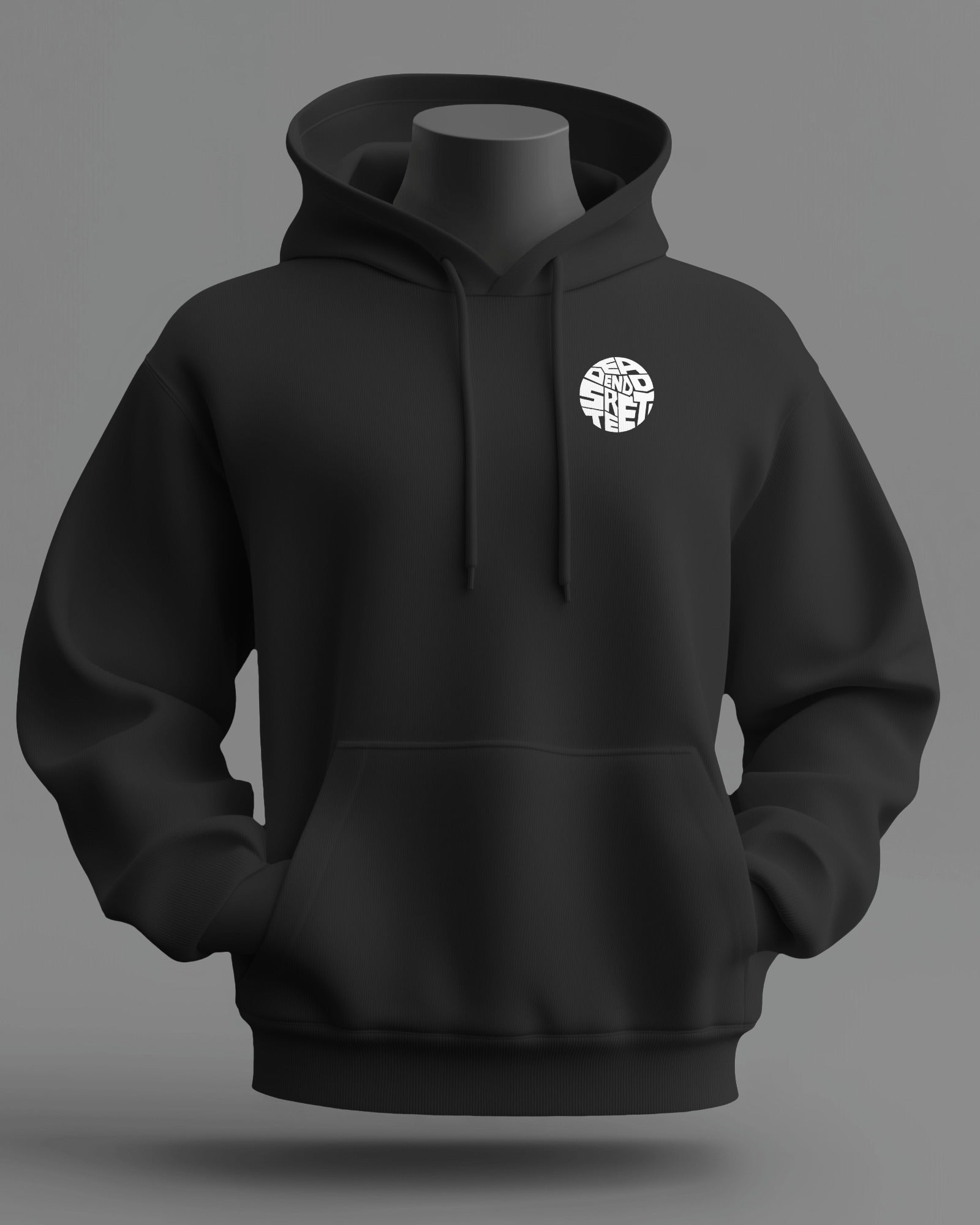 DeadEndStreet Logo Midweight Hoodie | Back Heavy Graphic