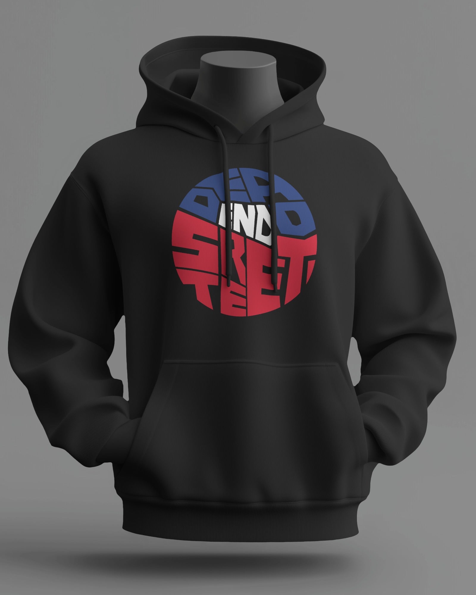 DeadEndStreet Midweight Hoodie | Double-Sided Graphic