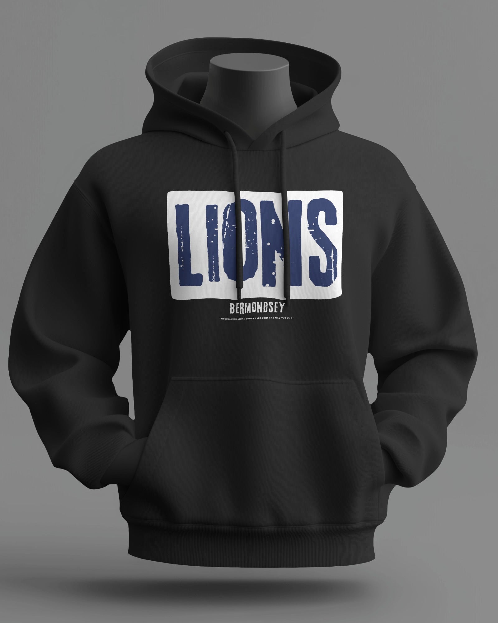 LIONS Midweight Hoodie | Millwall Bermondsey | Till the End