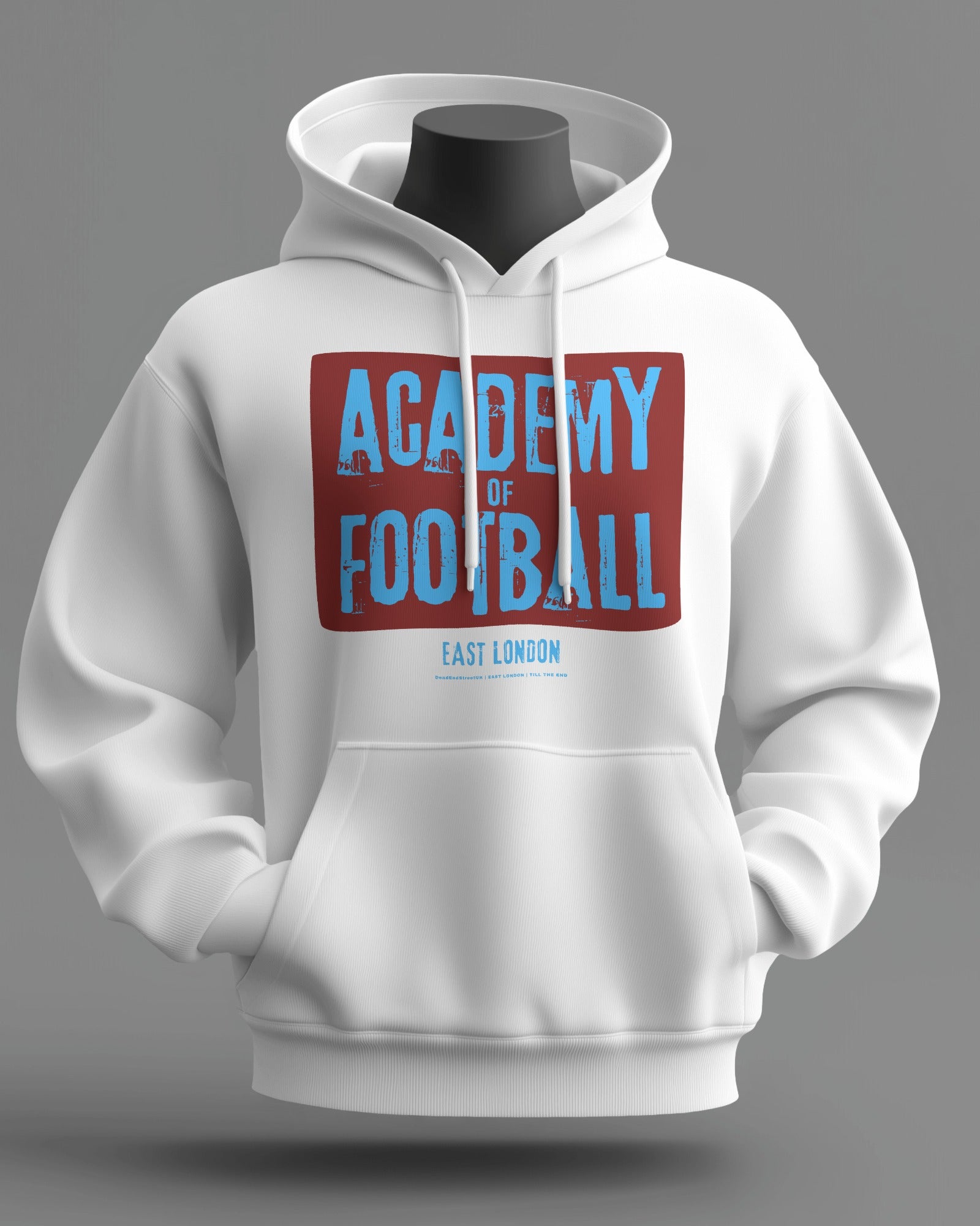 ACADEMY of FOOTBALL Midweight Hoodie | East London | Till the End