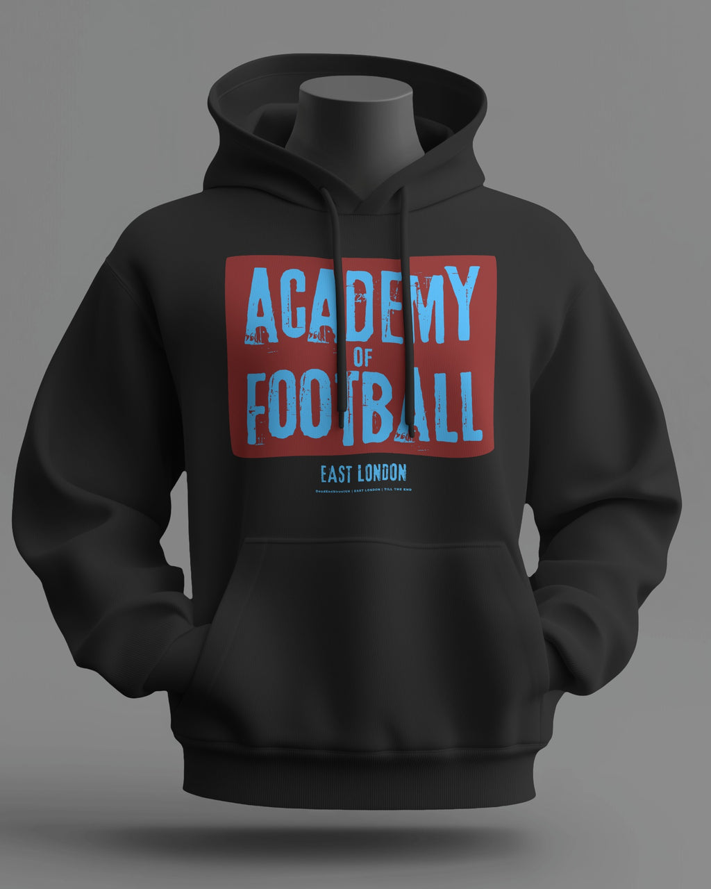 ACADEMY of FOOTBALL Midweight Hoodie | East London | Till the End