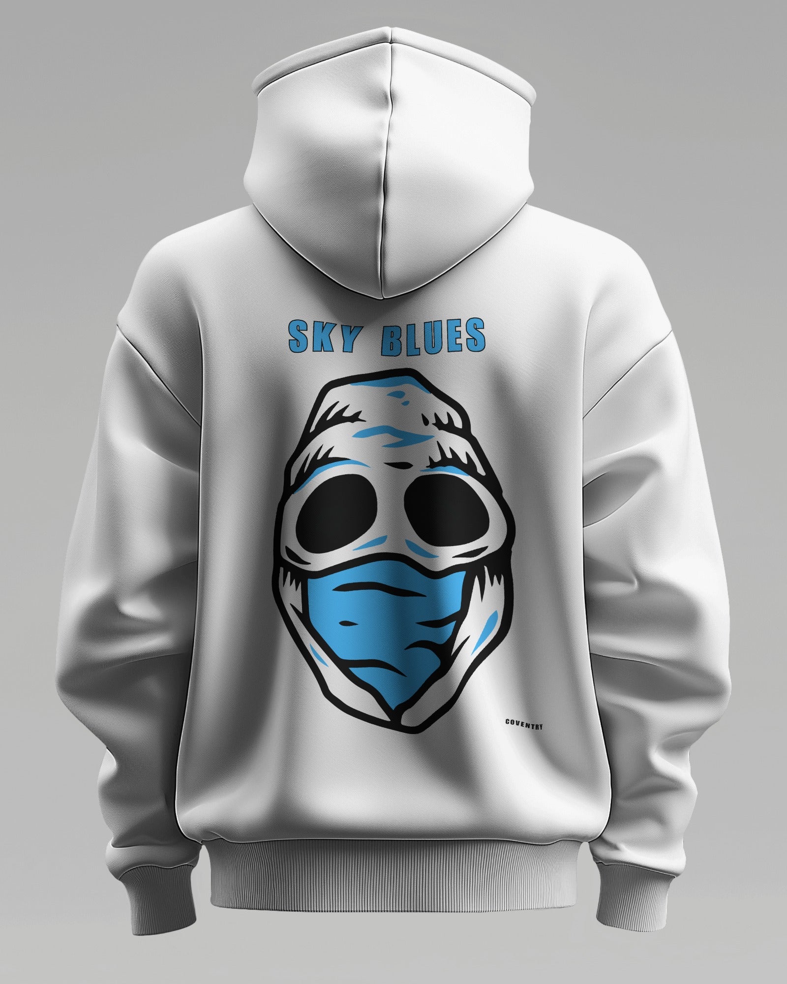 sky blues coventry the regional series hoodie loud edition - White - Black Hoodie